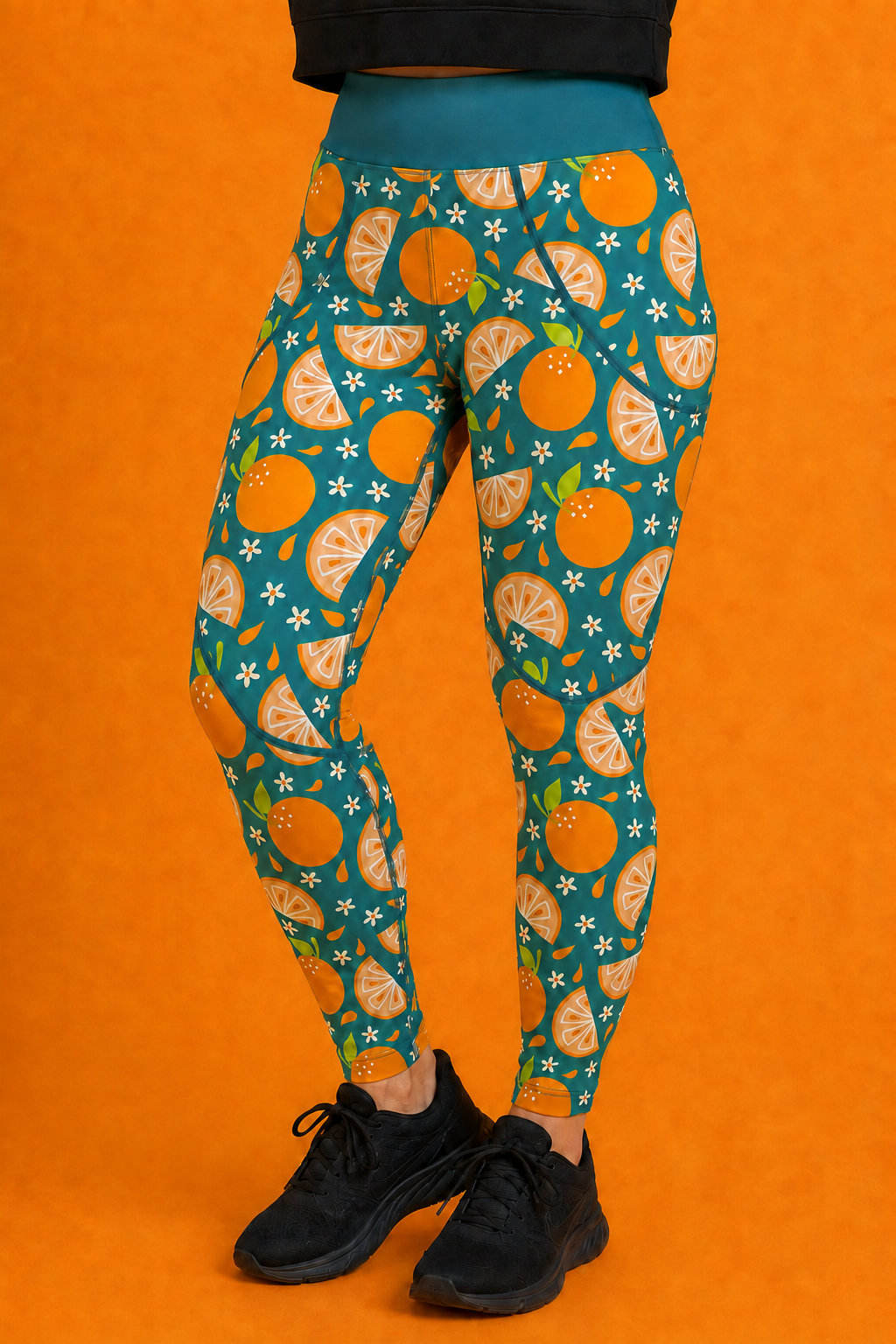 Juicy Oranges Women's Activewear Leggings