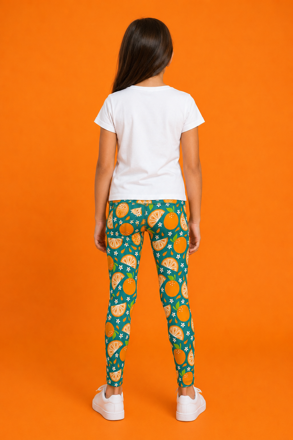 Juicy Oranges Children's Active Leggings