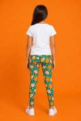 Juicy Oranges Children's Active Leggings