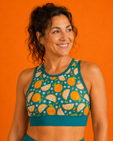Juicy Oranges Sports Bra