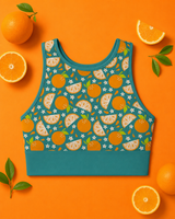 Juicy Oranges Sports Bra