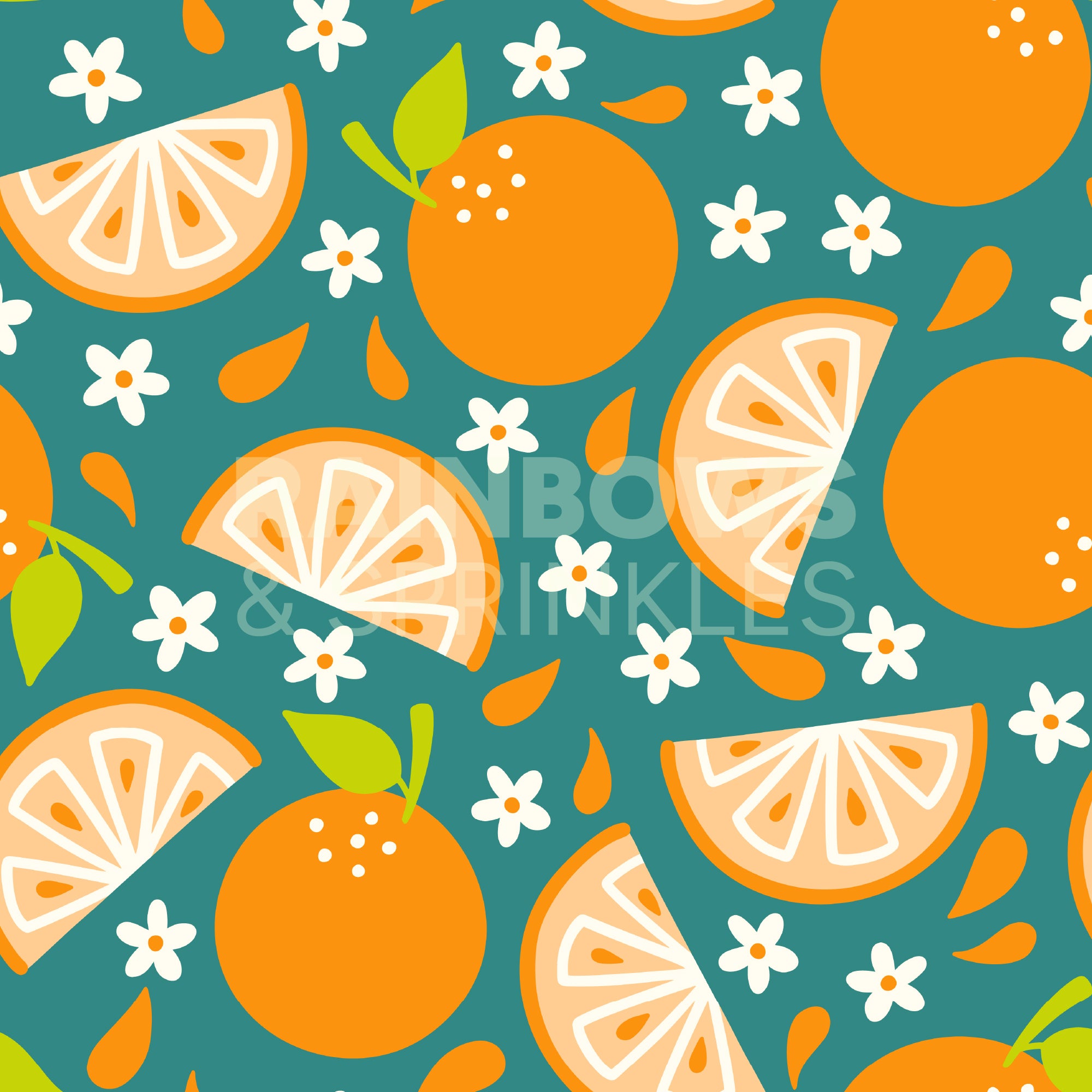 Juicy Oranges Women's Activewear Leggings