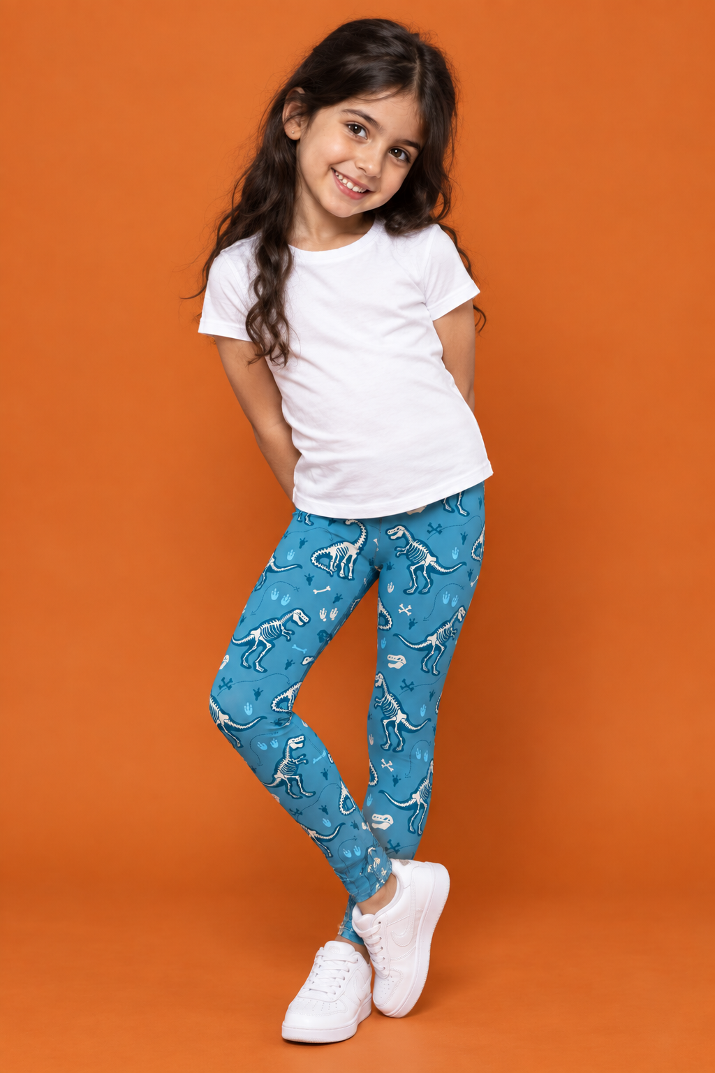 Jurassic Bones Children's Active Leggings