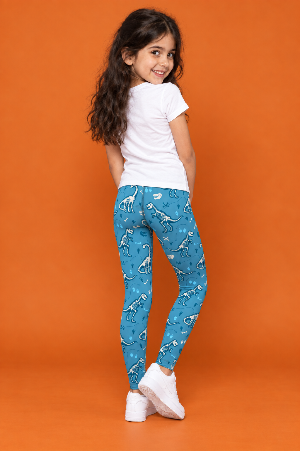 Jurassic Bones Children's Active Leggings