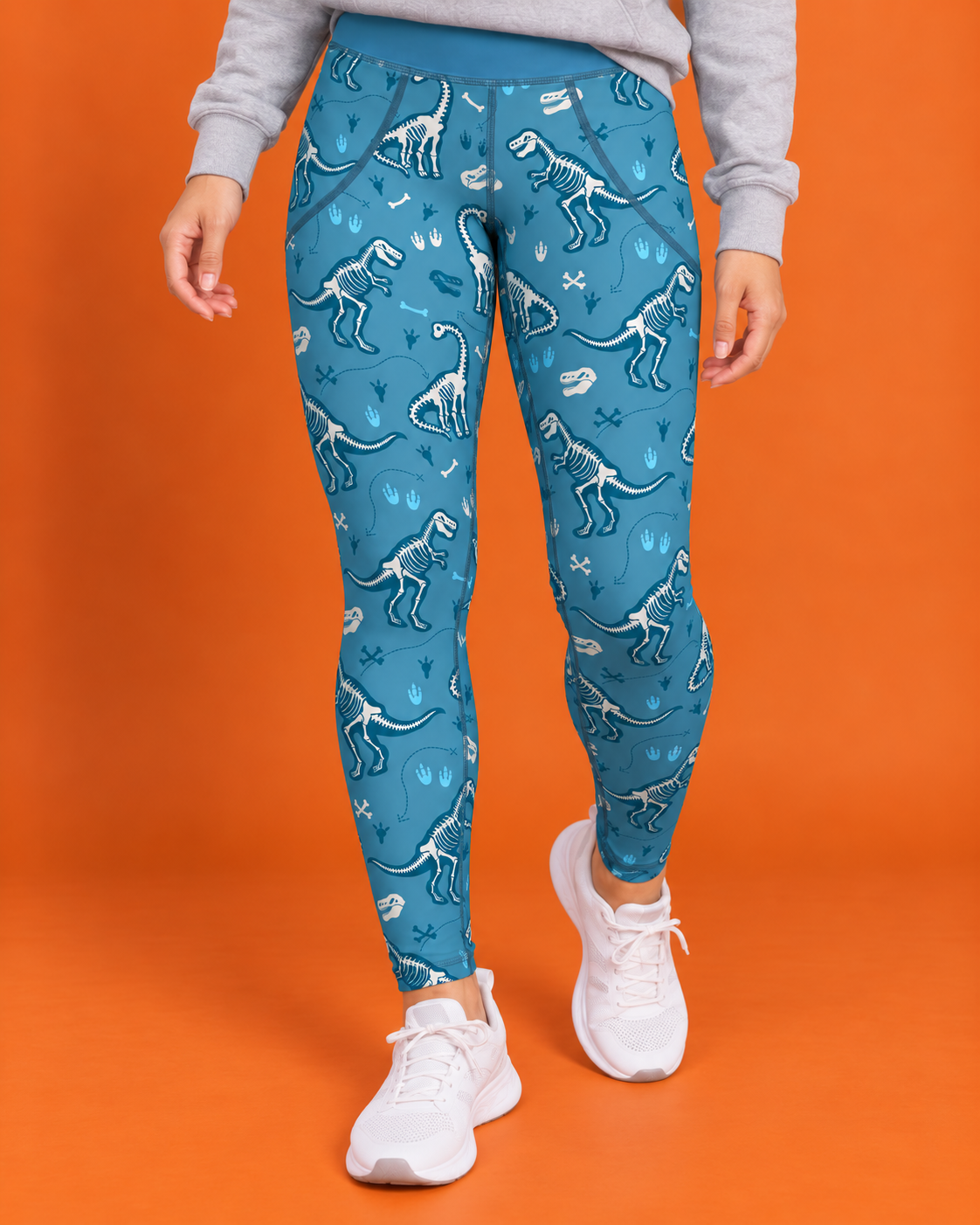 Jurassic Bones Women's Activewear Leggings