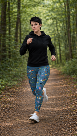 Science Women's Activewear Leggings-Classic