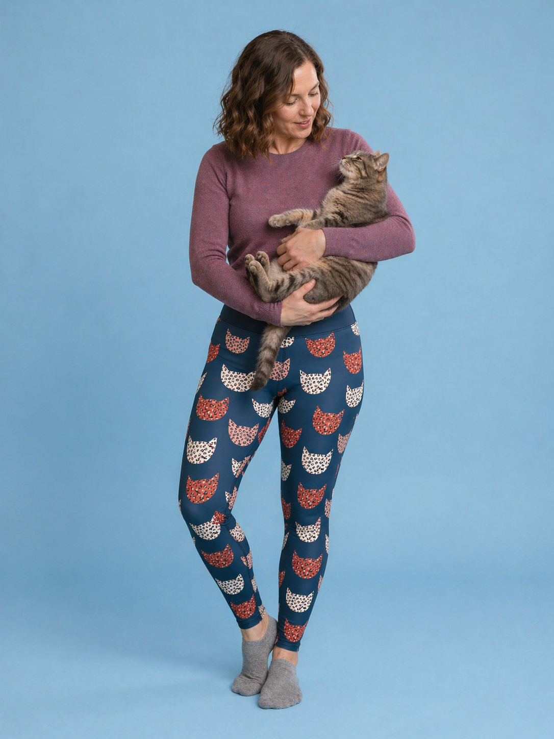 Leopard Cats Women's Activewear Leggings