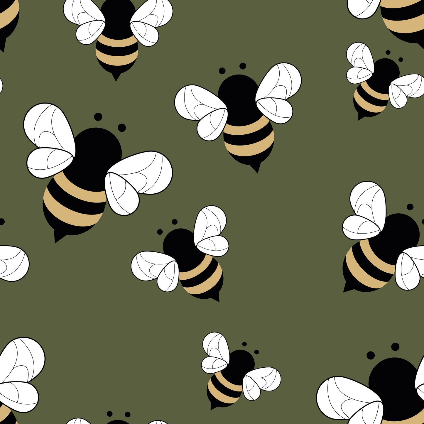 Buzzing Bumble Bee Women's Activewear Leggings