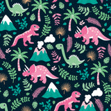 Pink Dino Children’s Active Leggings - Classic