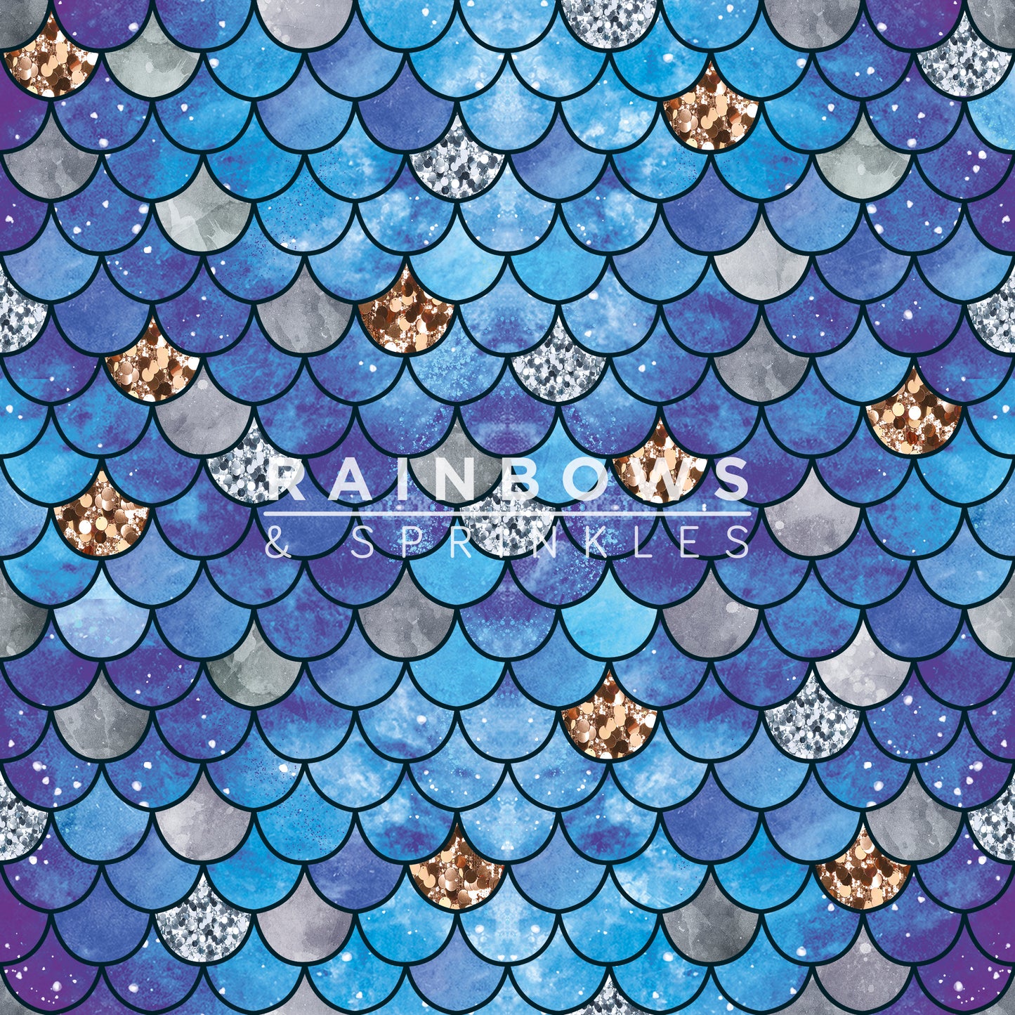 Mermaid Scales Women's Activewear Leggings