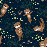 Midnight Otters Children's Active Leggings