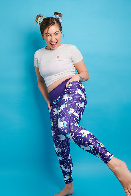 Unicorn Cosmos Women's Activewear Leggings