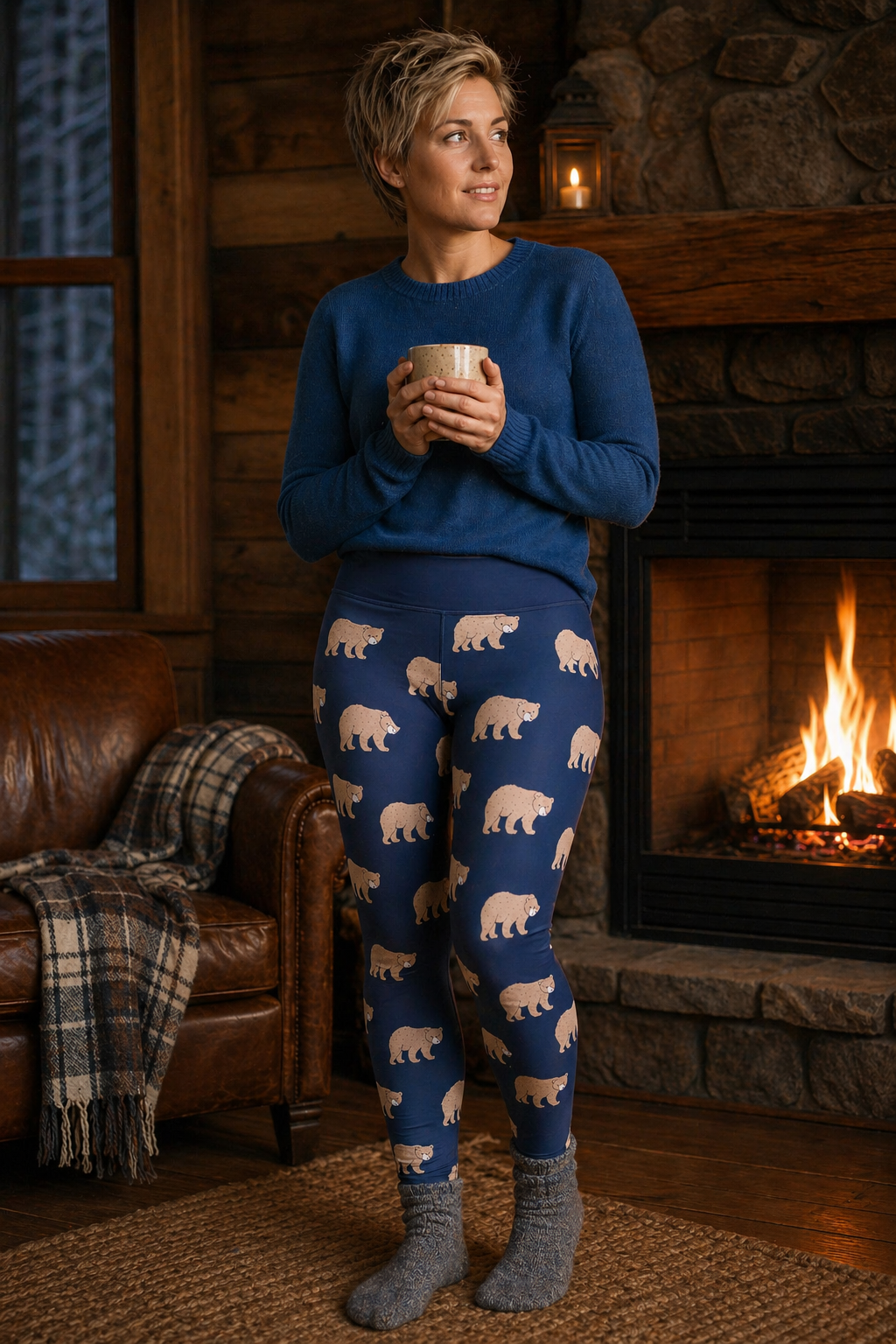 Mama & Baby Bear Women's Activewear Leggings