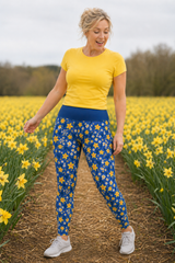 Marie Curie Daffodil Women's Activewear Leggings