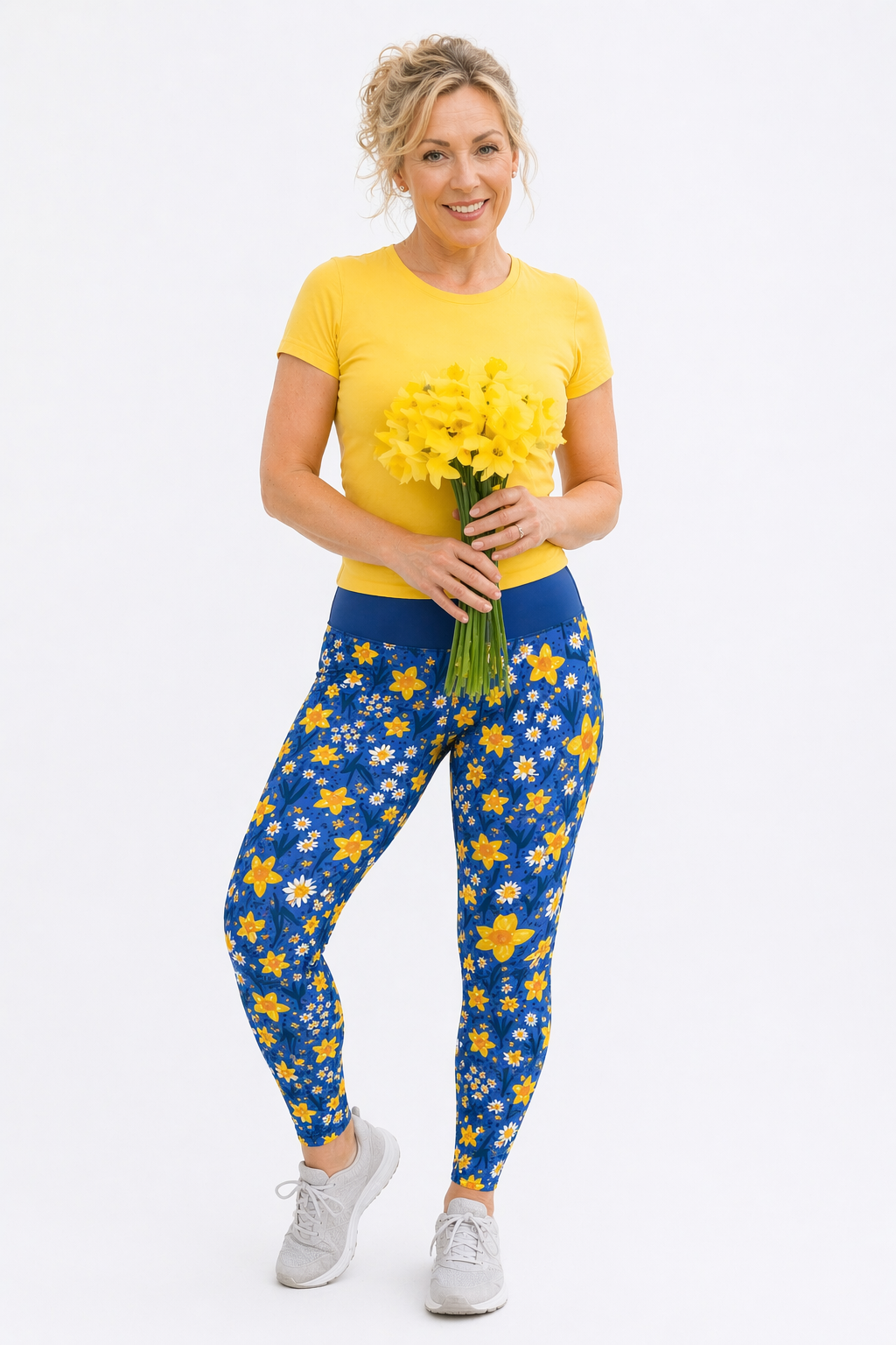 Marie Curie Daffodil Women's Activewear Leggings
