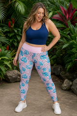 Monstera Leaf Women's Activewear Leggings