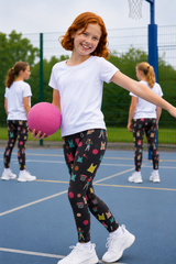 Netball Children's Active Leggings - Classic