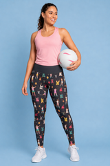 Netball Women's Activewear Leggings - Classic