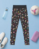 Netball Women's Activewear Leggings - Classic