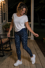 Last Chance Night Sky Women's Active Leggings