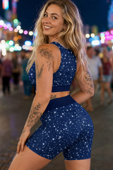 Night Sky Women's Active Shorts