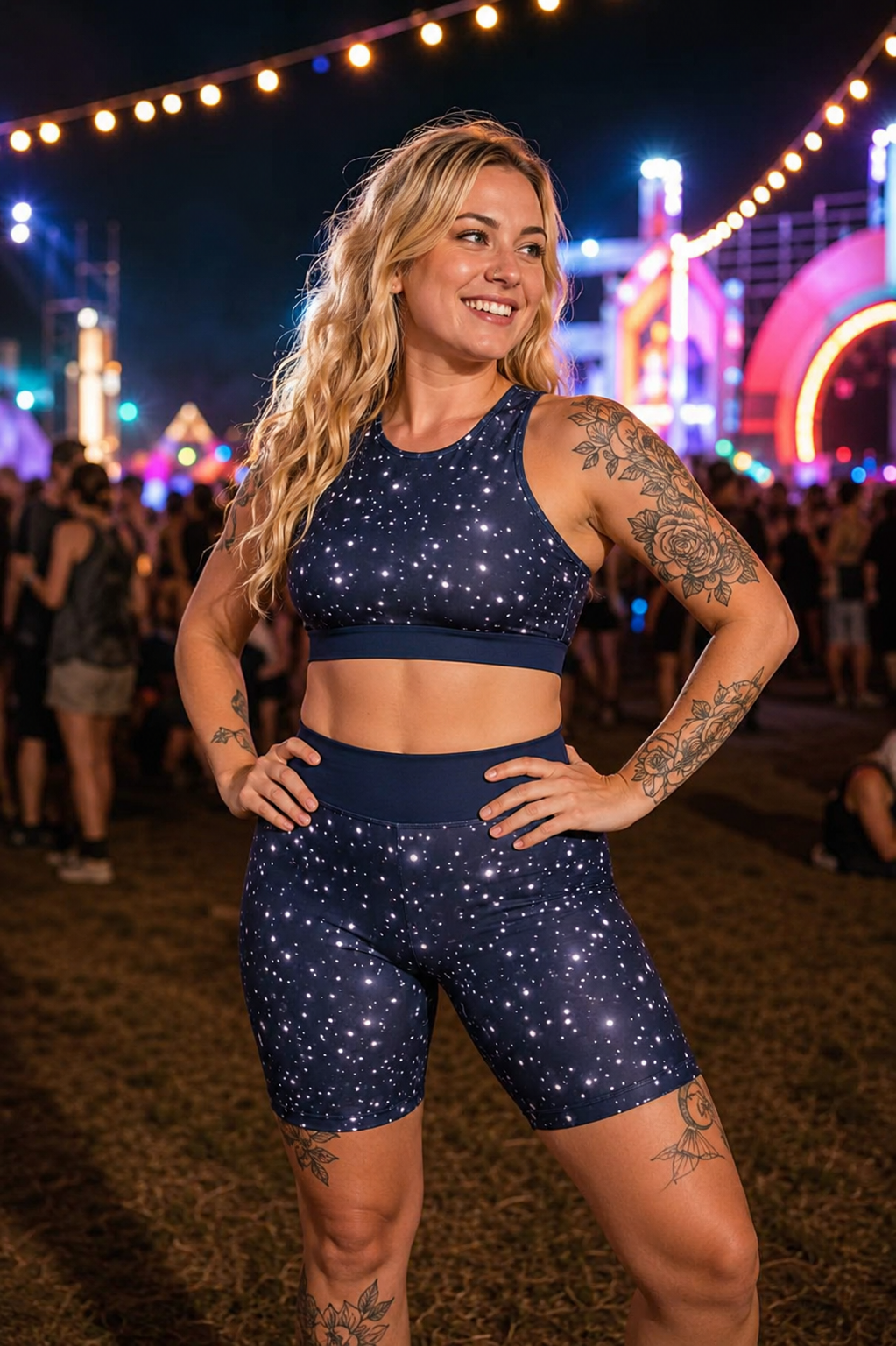 Night Sky Sports Bra