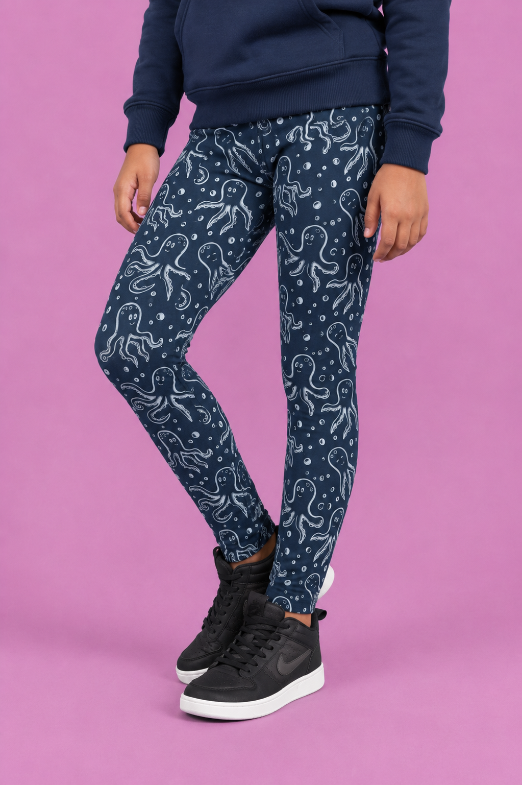 Octopus Bubbles Children's Active Leggings
