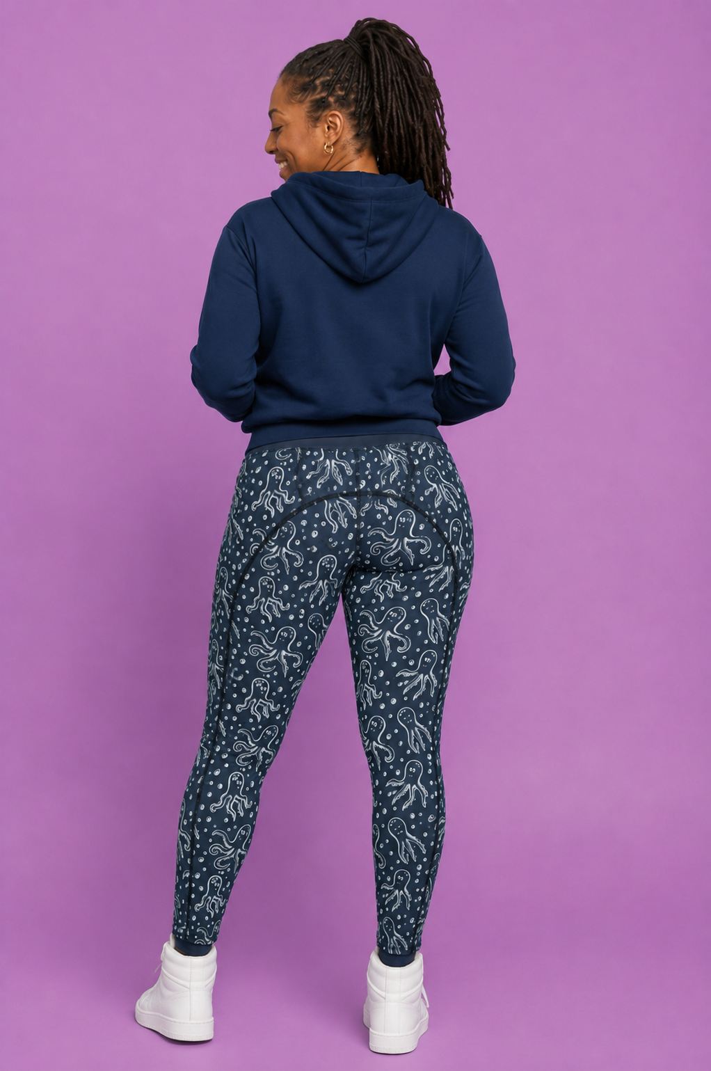 Octopus Bubbles Women's Activewear Leggings