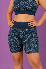 Octopus Bubbles Women's Active Shorts