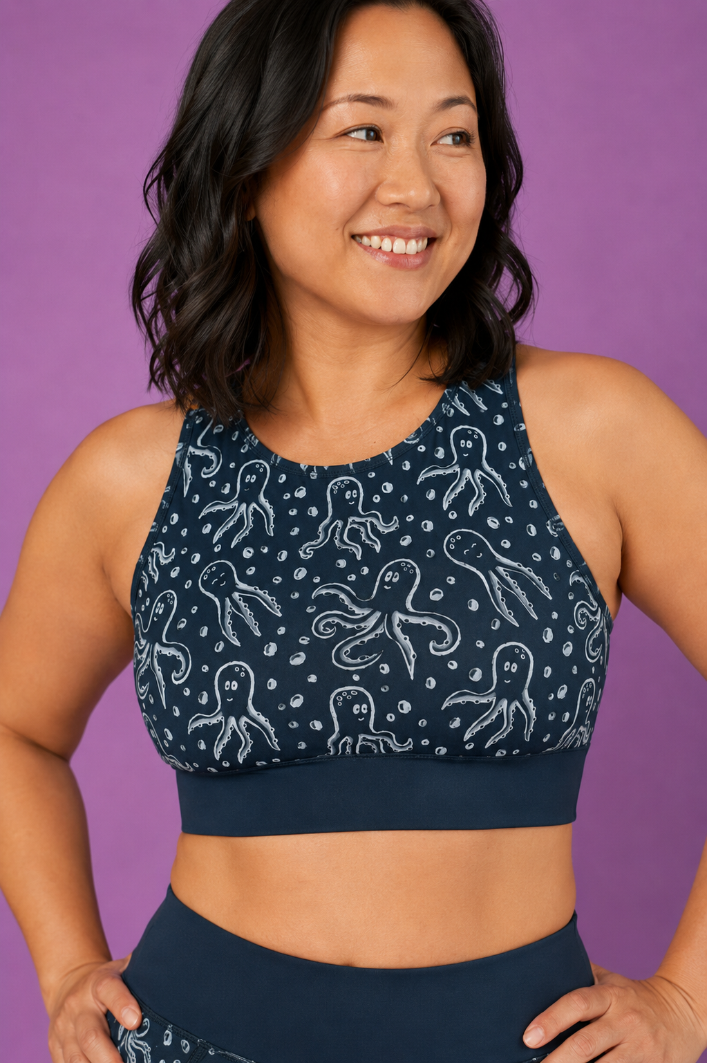 Octopus Bubbles Sports Bra