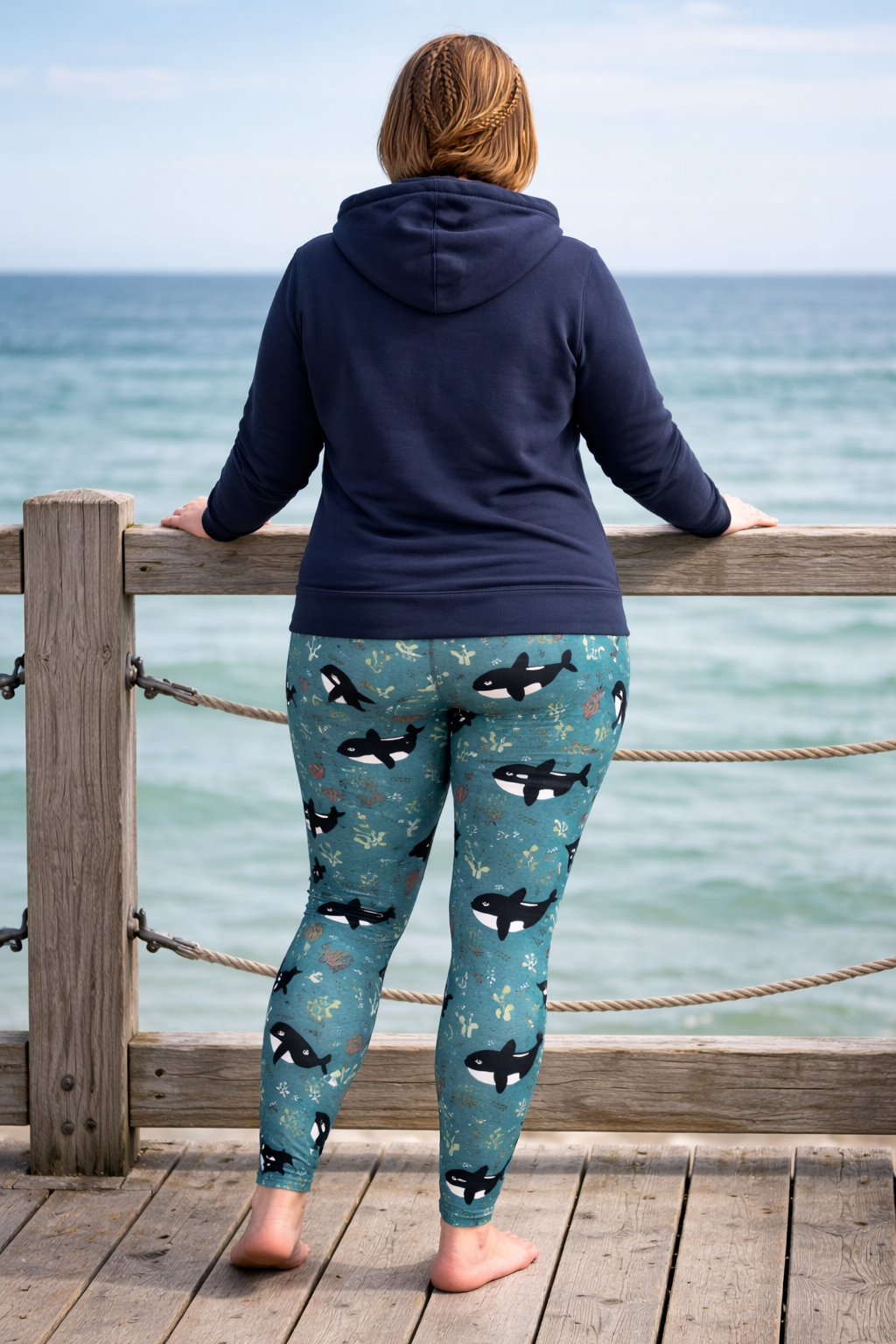 Orca/Killer Whale Women's Activewear Leggings