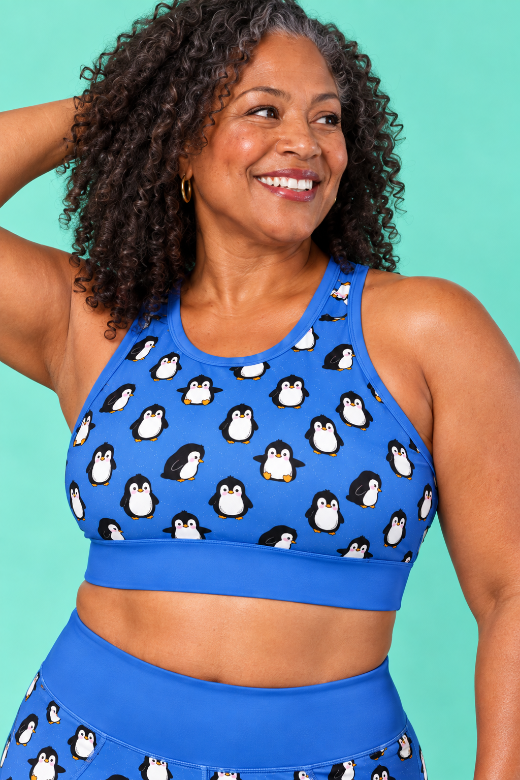 Penguin Party Women's Sports Bra