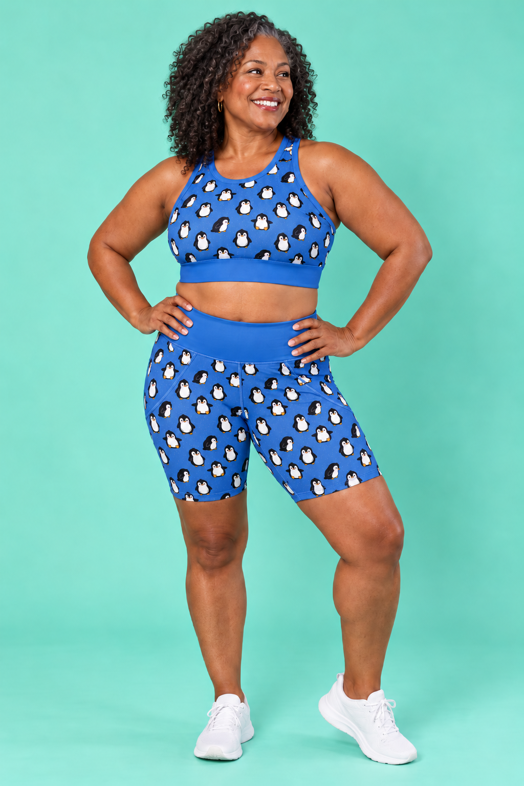 Penguin Party Women's Sports Bra