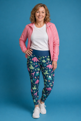 Pink Dino Women's Activewear Leggings - Classic
