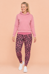 Pink Leopard Women's Activewear Leggings