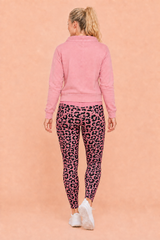 Pink Leopard Women's Activewear Leggings