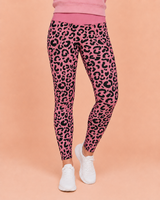 Pink Leopard Women's Activewear Leggings