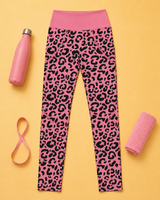 Pink Leopard Women's Activewear Leggings