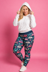 Pink Car Women's Activewear Leggings