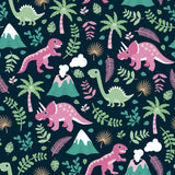 Pink Dino Women's Activewear Leggings - Classic