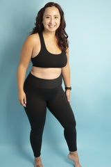High Performance Black Women's Activewear Leggings (Dual Pocket)