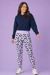 Purple Bats Women's Activewear Leggings