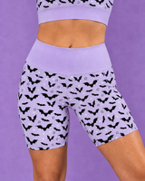 Purple Bats Women's Active Shorts