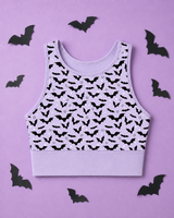 Purple Bats Sports Bra