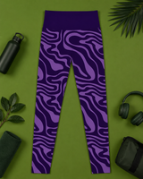 Amethyst Ripple Children's Active Leggings
