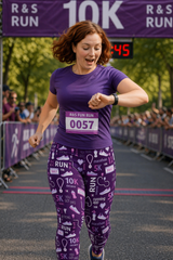 Purple Runners Women's Activewear Leggings
