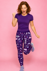 Purple Runners Women's Activewear Leggings