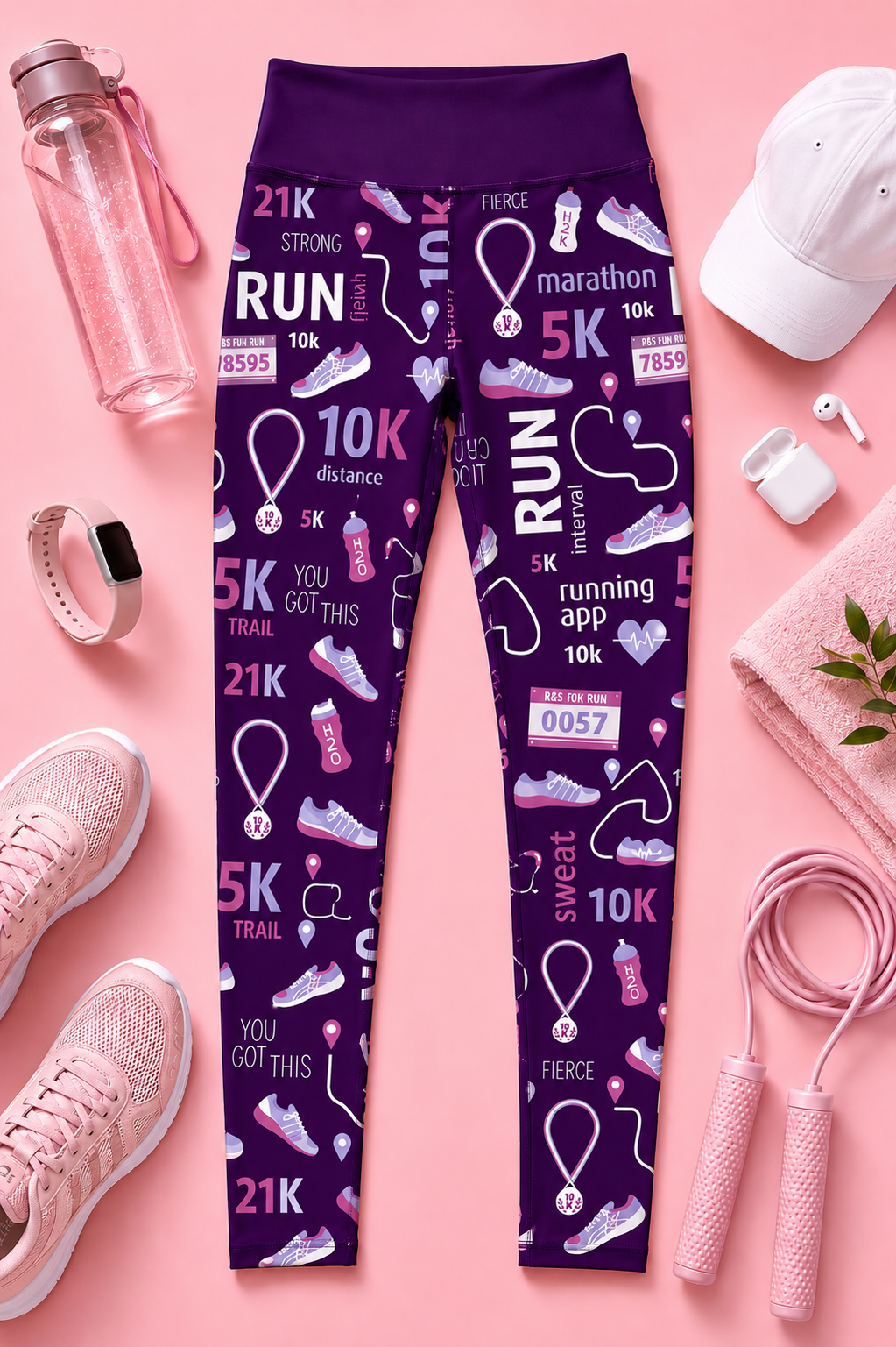 Purple Runners Women's Activewear Leggings