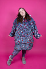 Last Chance - Leopard Hearts Adult Huggable Hoodie