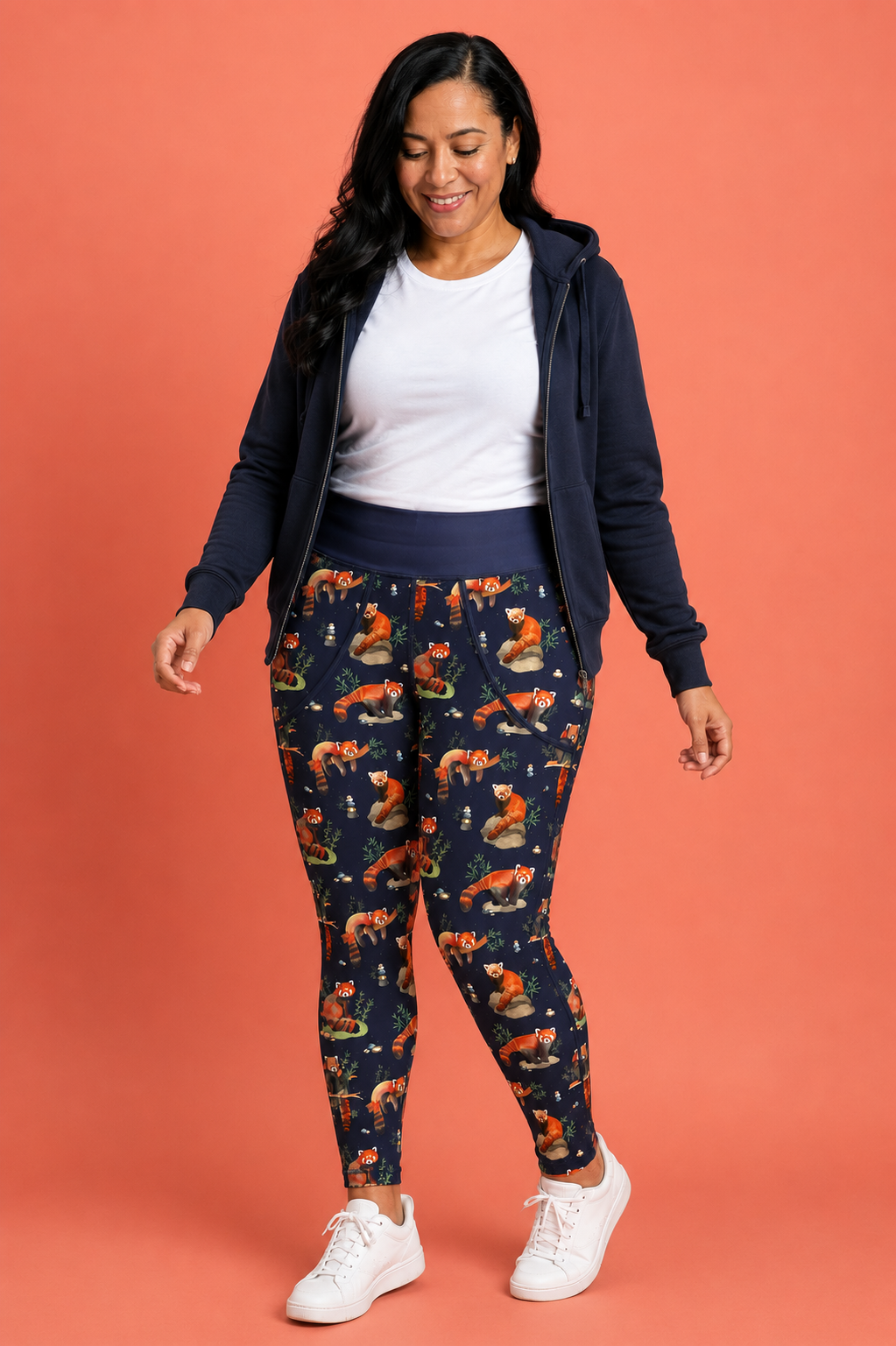 Red Panda Women's Activewear Leggings